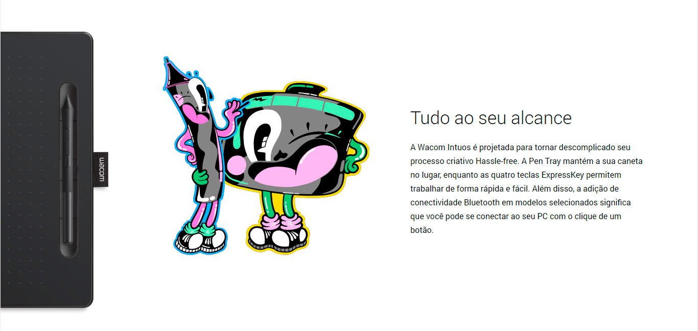 Mesa Digitalizadora Wacom Intuos Creative Pen Tablet Small Black Ctl4100